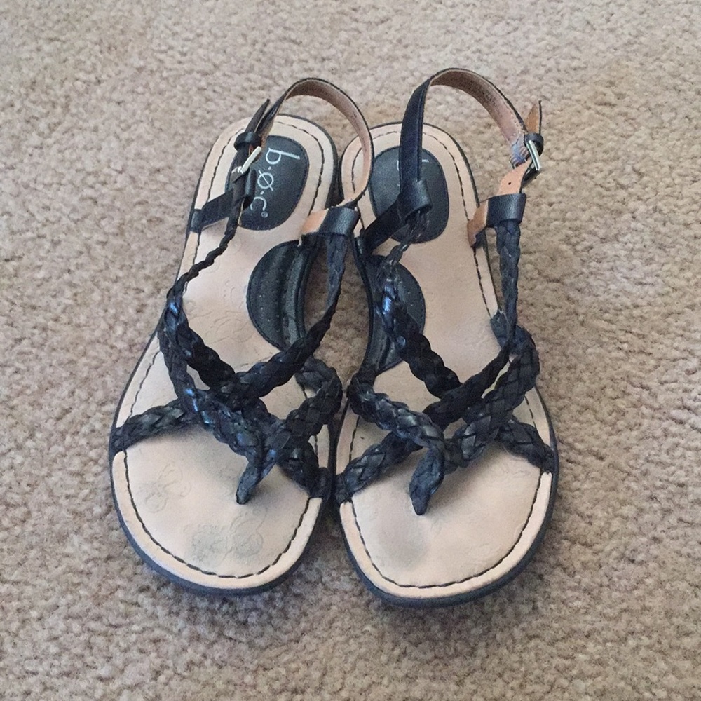 Black BOC sandals size 7